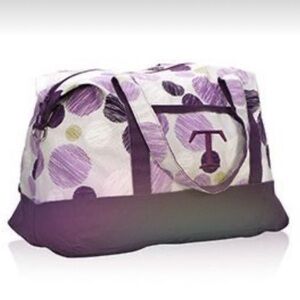 Thirty-One Retro Metro Weekender — Sketchy Dot Print